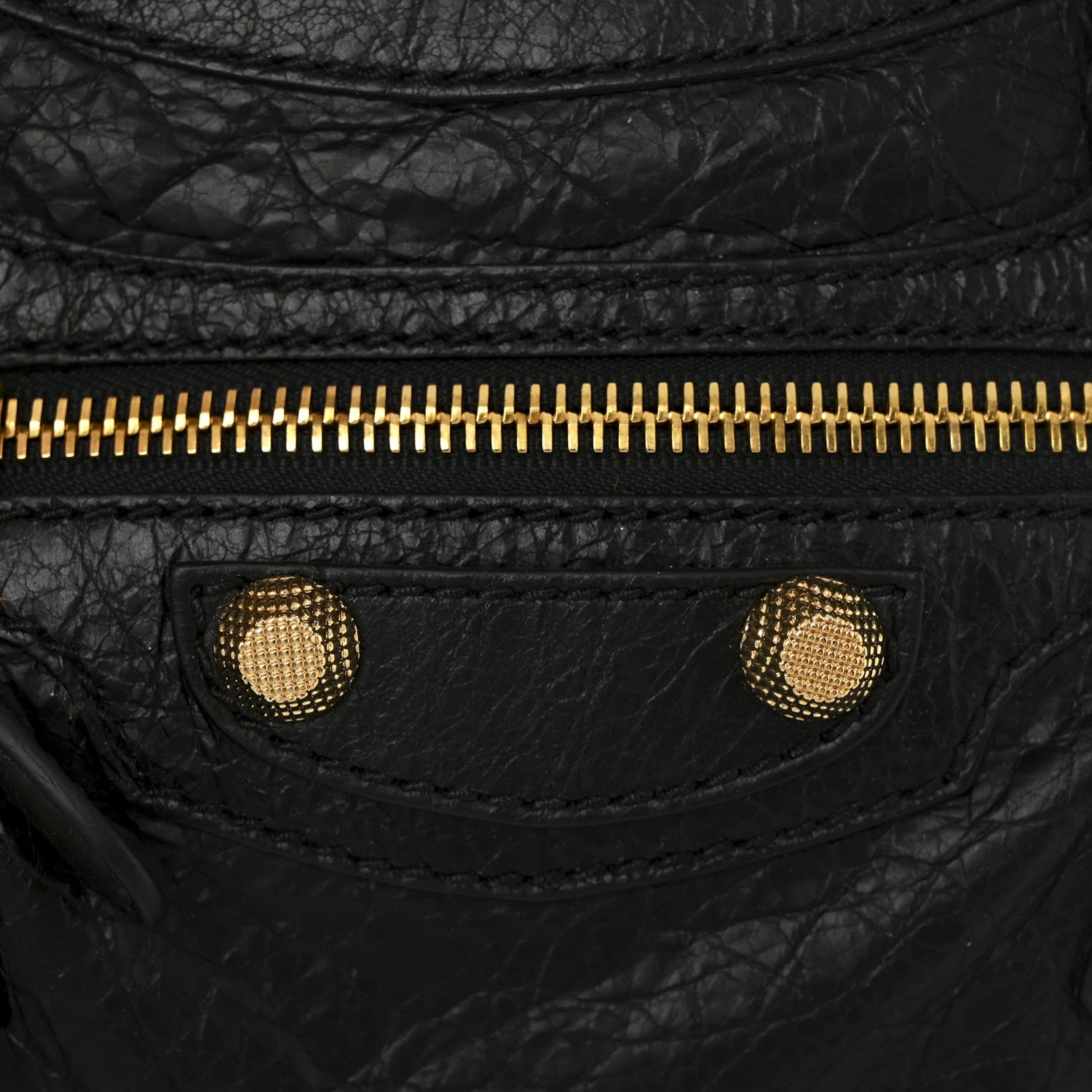 Balenciaga Agneau Giant 12 Gold Hardware Mini City Black 9 of 11