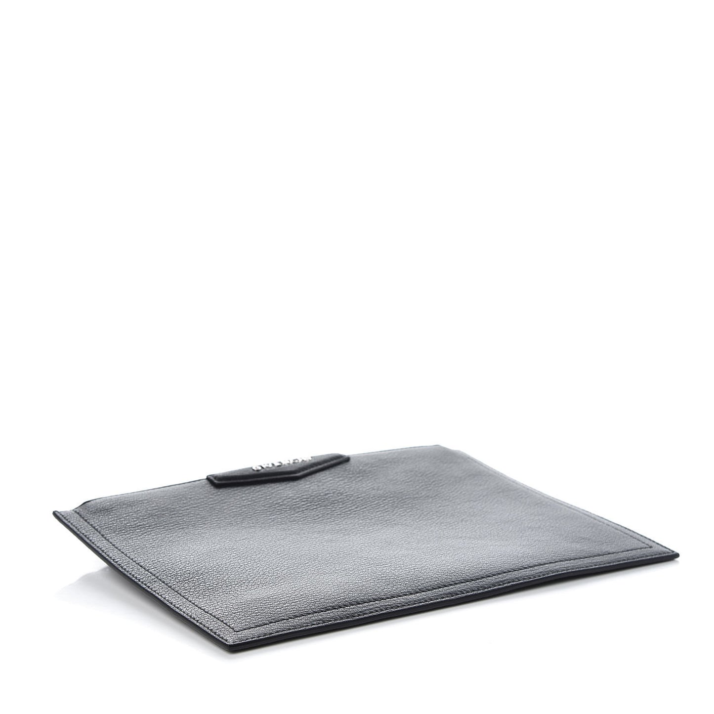 Sugar Goatskin Large Antigona Pouch Black