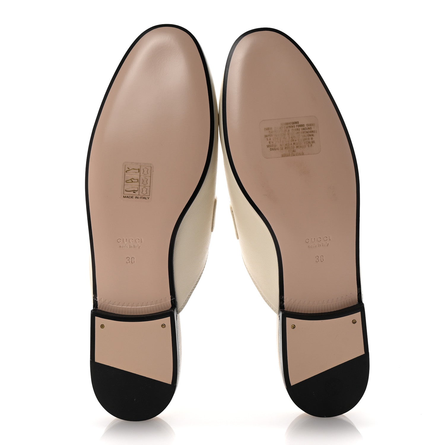 Gucci Malaga Kid Web Womens Princetown Slippers 38 Mystic White 6 of 10