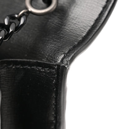 Saint Laurent Calfskin Monogram Sunset Chain Wallet Black 16 of 18