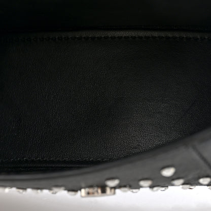 Balenciaga Strass Suede Hourglass Top Handle Bag XS Black Jet 5 of 9