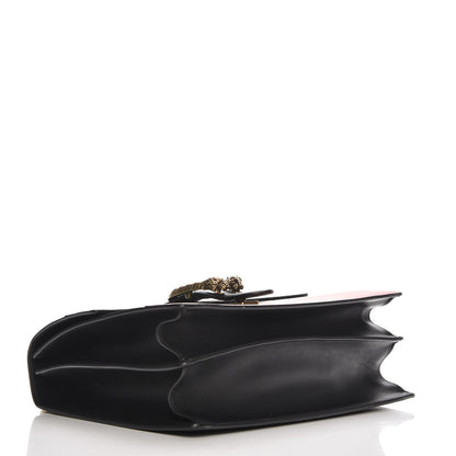 Gucci Calfskin Bamboo Web Large Dionysus Top Handle Bag Black Bright Evergreen Hibiscus Red 5 of 10
