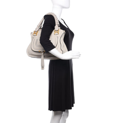 Chloe Calfskin Medium Marcie Satchel Dove 2 of 11