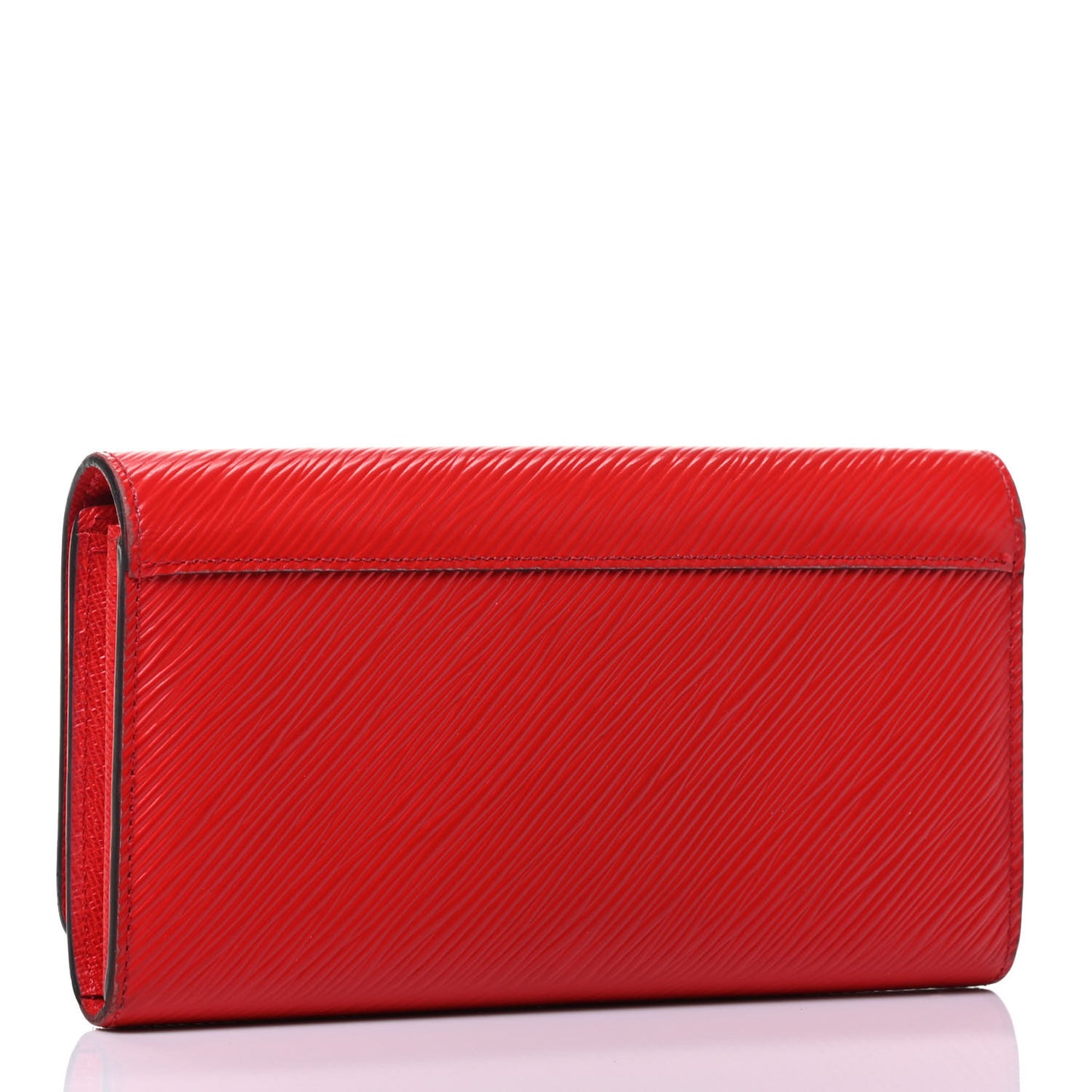 Epi Twist Wallet Coquelicot