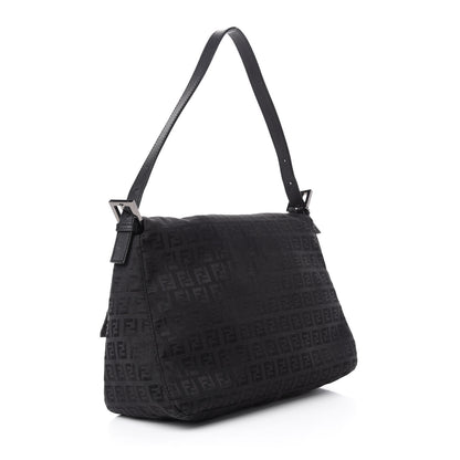 Fendi Zucchino Mama Baguette Black 3 of 10