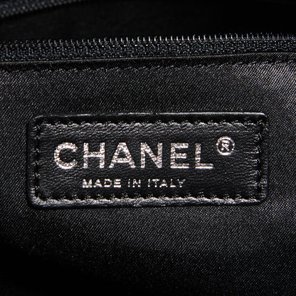 Chanel Lambskin Woven Medium Ultimate Soft Sombrero Bag Black 6 of 7