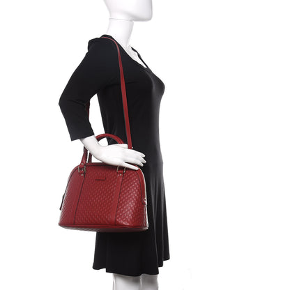 Gucci Microguccissima Medium Dome Bag Red 2 of 10