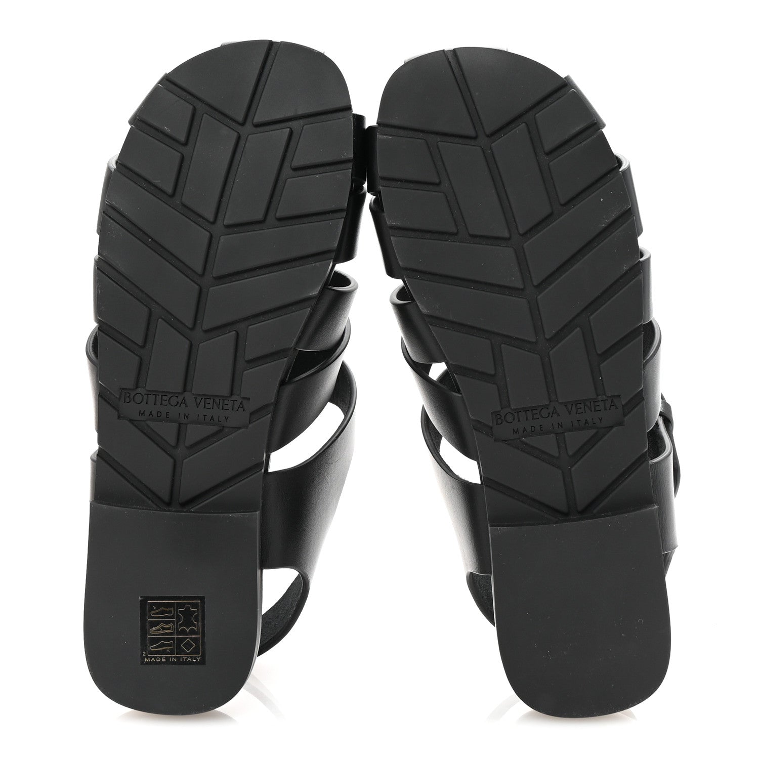 Bottega Veneta Calfskin Alfie Sandals  38 Black 6 of 9