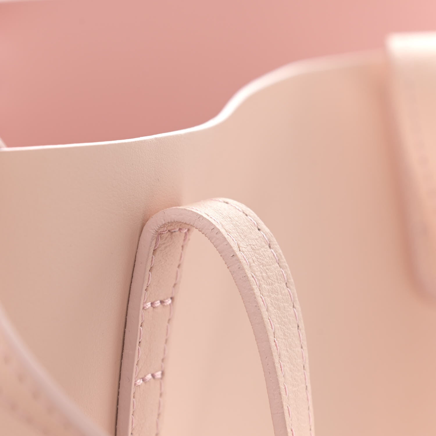 Mansur Gavriel Vegetable Tanned Calfskin Large Shopping Bag Rosa 13 of 16