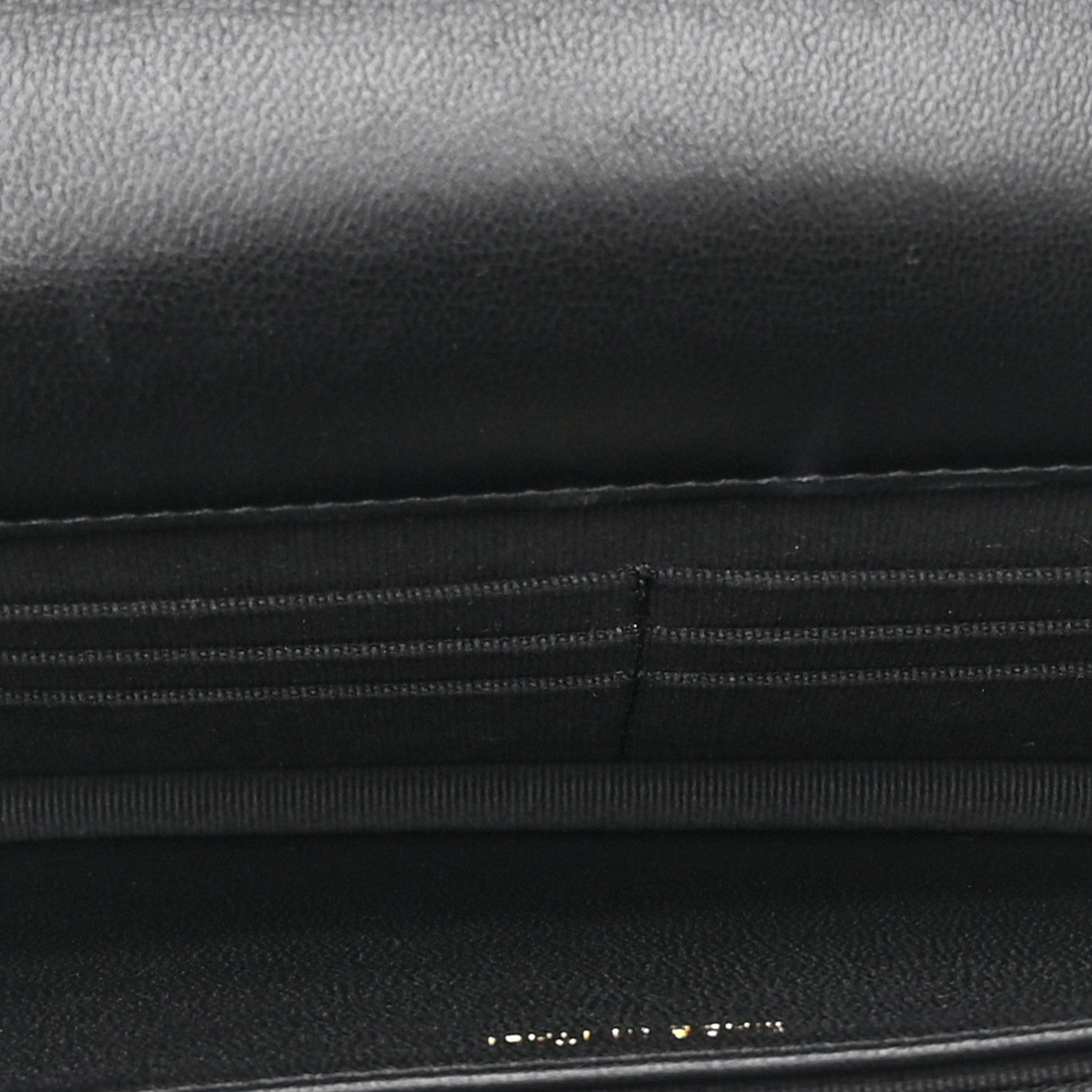 Chanel Lambskin Quilted Trendy CC Wallet On Chain WOC Black 5 of 11