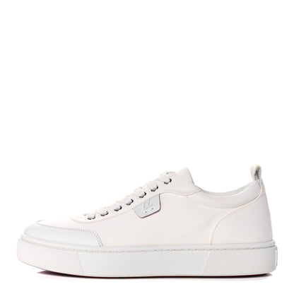 Christian Louboutin Canvas Simplerui Flat Sneakers 42 White 1 of 12