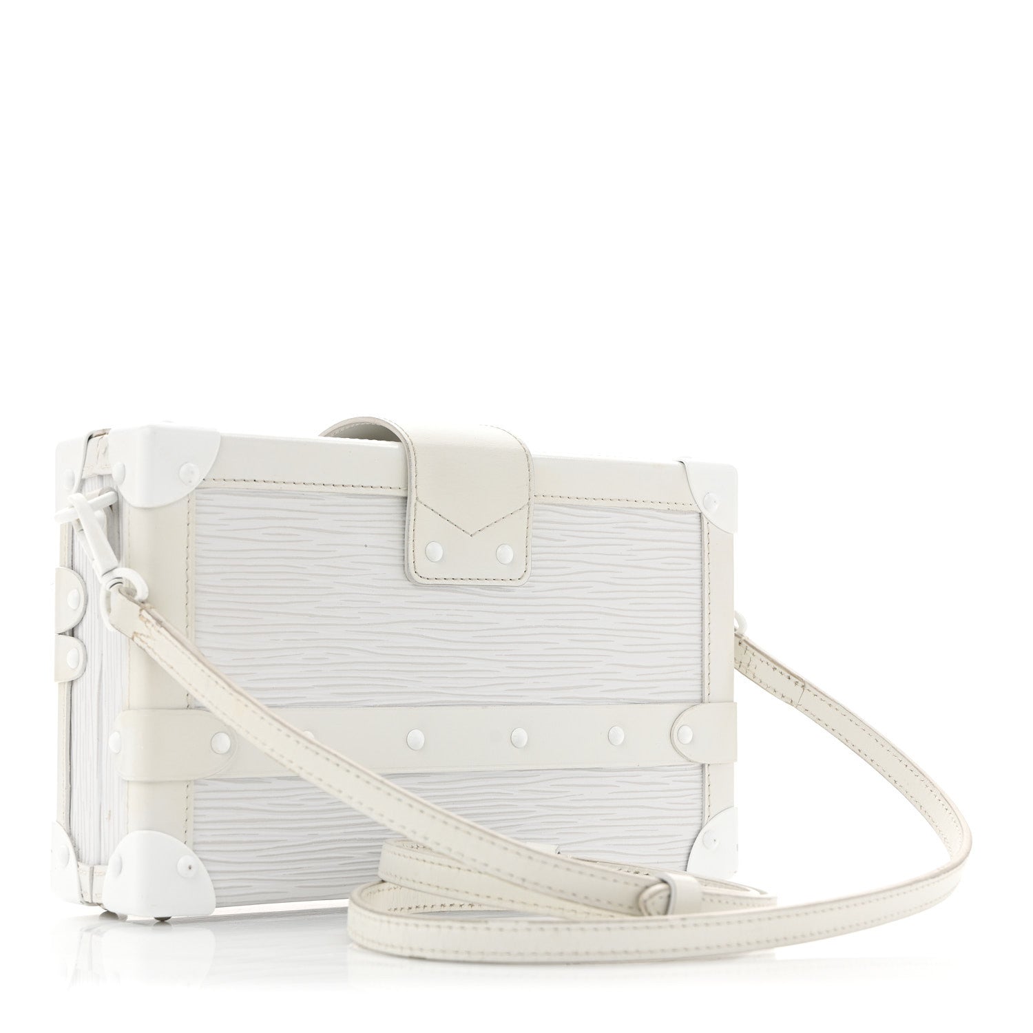 Louis Vuitton Epi Monochrome Petite Malle White 3 of 14