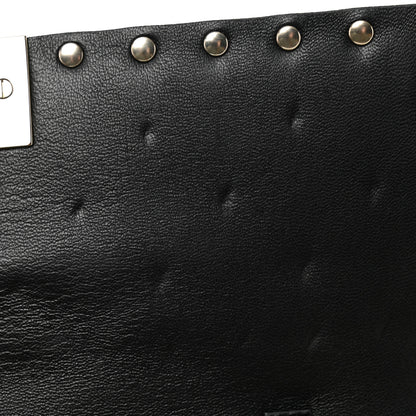 Valentino Garavani Nappa Rockstud Spike Wallet on Chain Black 10 of 10