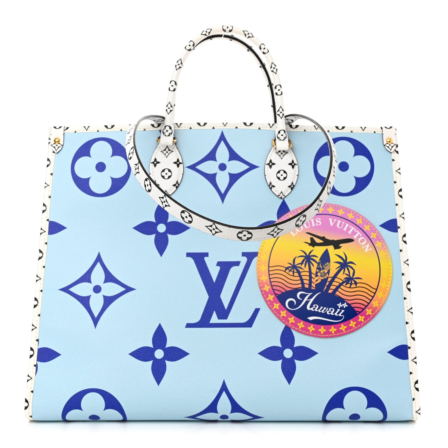 Louis Vuitton Monogram Giant Hawaii Onthego Blue 1 of 11