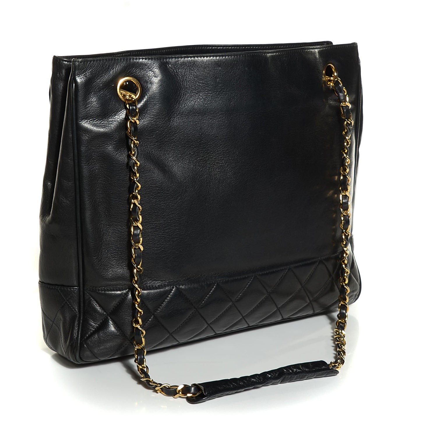 Lambskin Shoulder Bag Black