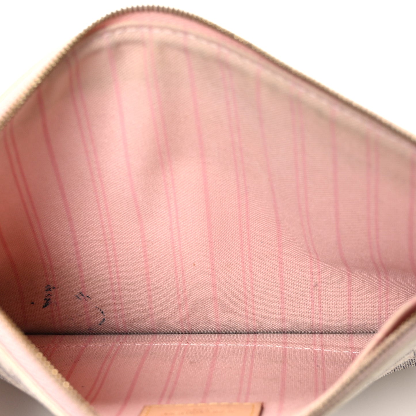 Damier Azur Neverfull MM GM Pochette Rose Ballerine