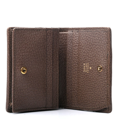 Gucci X DISNEY GG Supreme Monogram Web Three Little Pigs Ophidia Card Case Wallet Beige New Acero 5 of 7