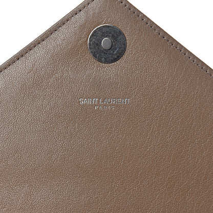 Saint Laurent Sheepskin Matelasse Chevron Monogram Medium College Bag Fard 8 of 14