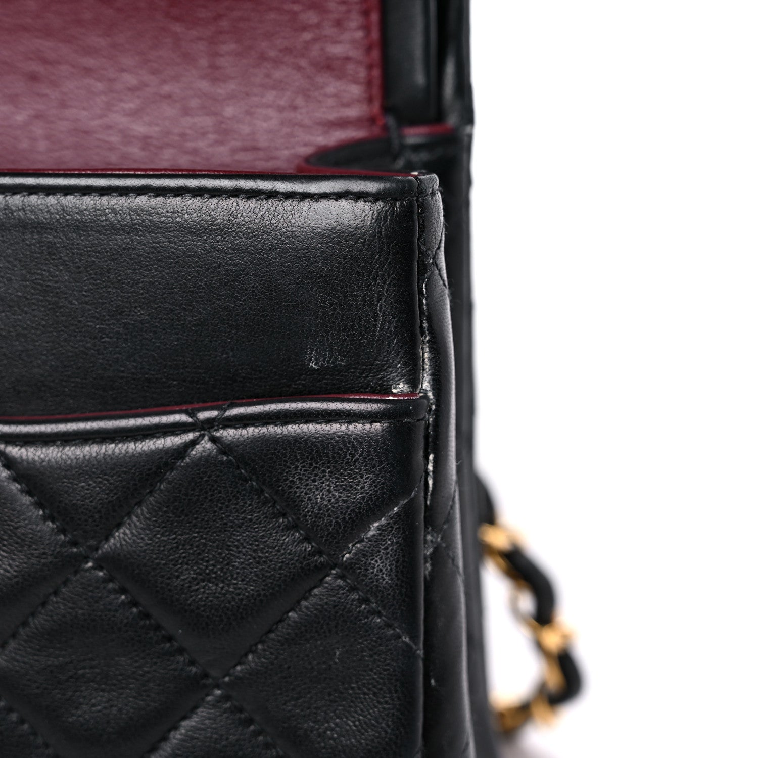 Chanel Lambskin Quilted Medium Double Flap Black 19 of 23