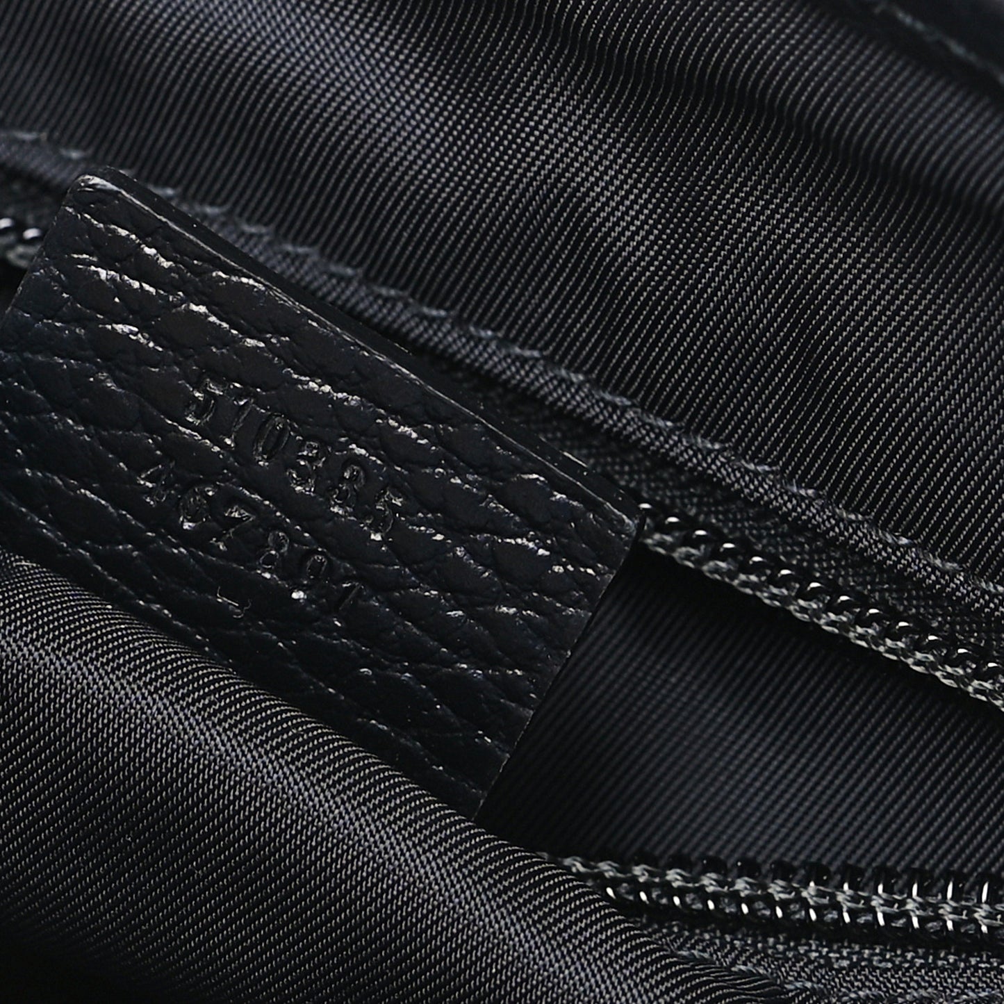 Nylon Monogram Double Buckle Flap Messenger Bag Black