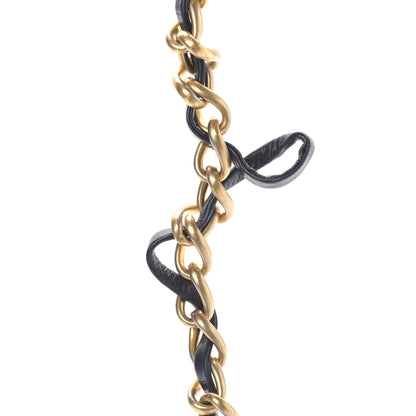 Chanel Shiny Lambskin Flap Clutch With Chain Bleu Marine 11 of 11