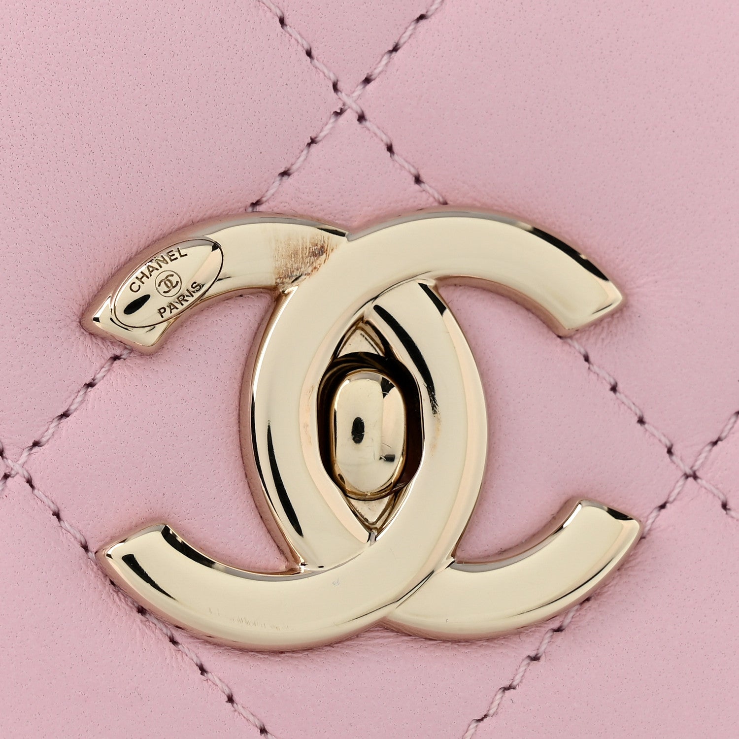 Chanel Lambskin Quilted Small Trendy CC Flap Dual Handle Bag Light Pink 12 of 12