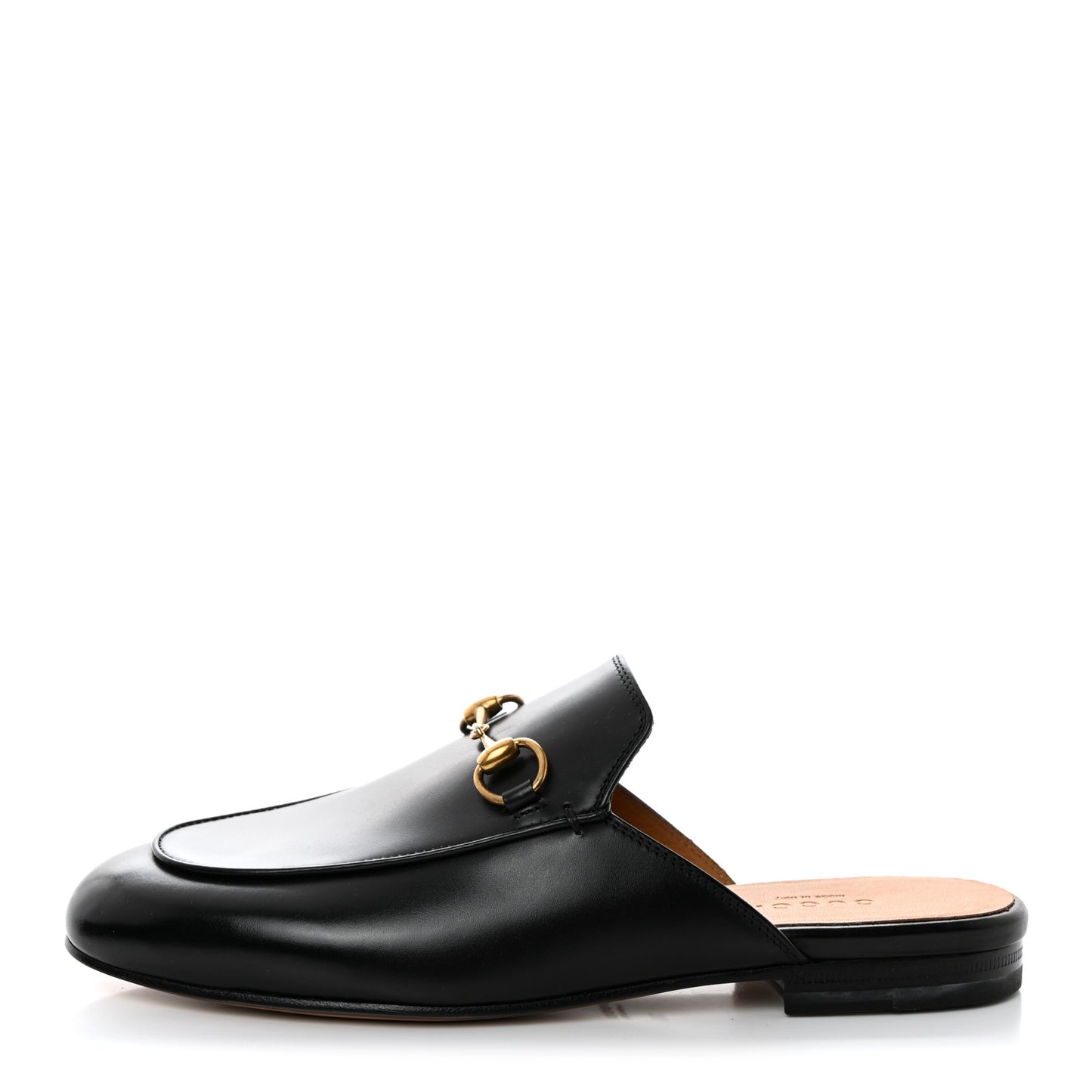 Calfskin Womens Princetown Slippers 36 Black