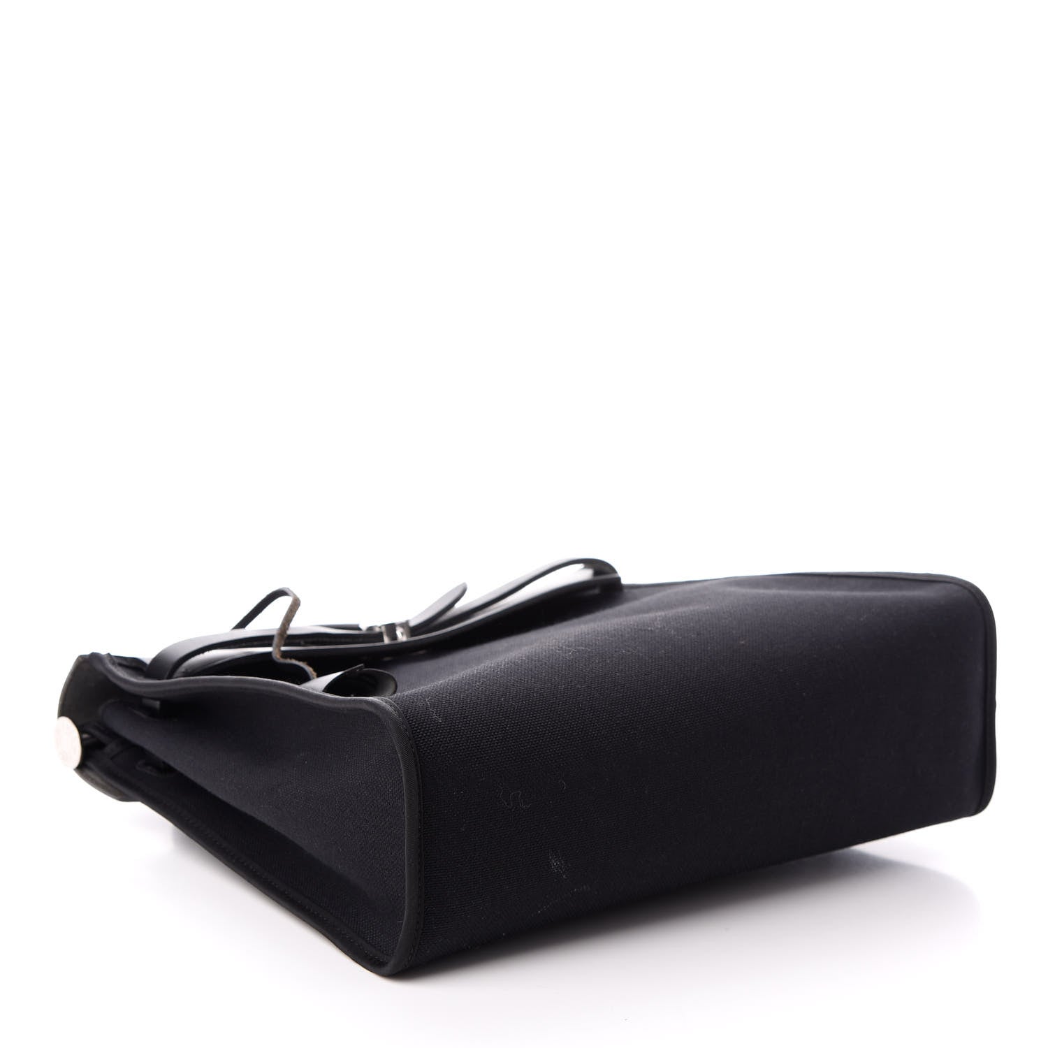 Hermes Military Toile Vache Hunter Herbag Zip PM 31 Black 5 of 11
