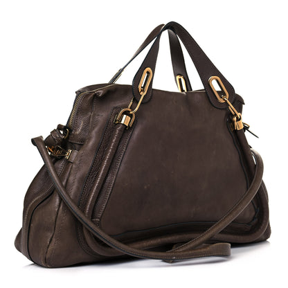 Chloe Calfskin Large Paraty Chocolate 2 of 20
