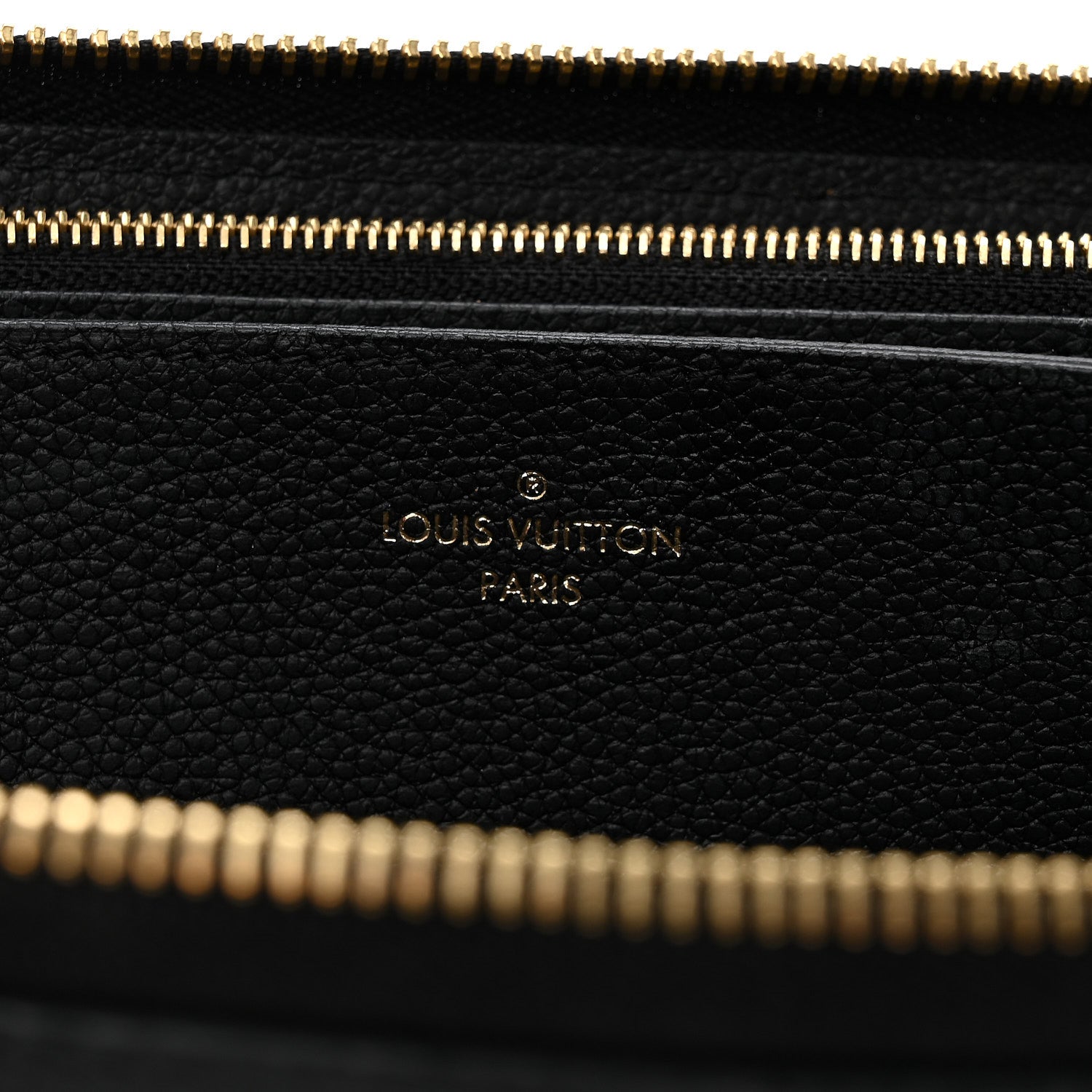 Louis Vuitton Empreinte Zippy Wallet Black 6 of 6