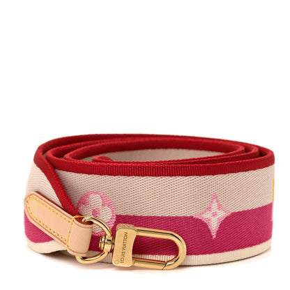 Louis Vuitton Jacquard Speedy Bandouliere 20 Shoulder Strap Fuchsia 1 of 3