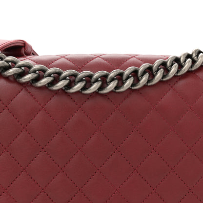 Chanel Lambskin Quilted Medium Boy Flap Red 8 of 13