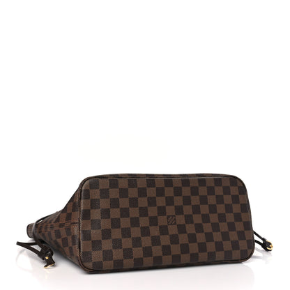 Louis Vuitton Damier Ebene Neo Neverfull MM Rose Ballerine 5 of 11