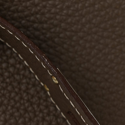 Hermes Taurillon Clemence Jypsiere 34 Etoupe 12 of 14