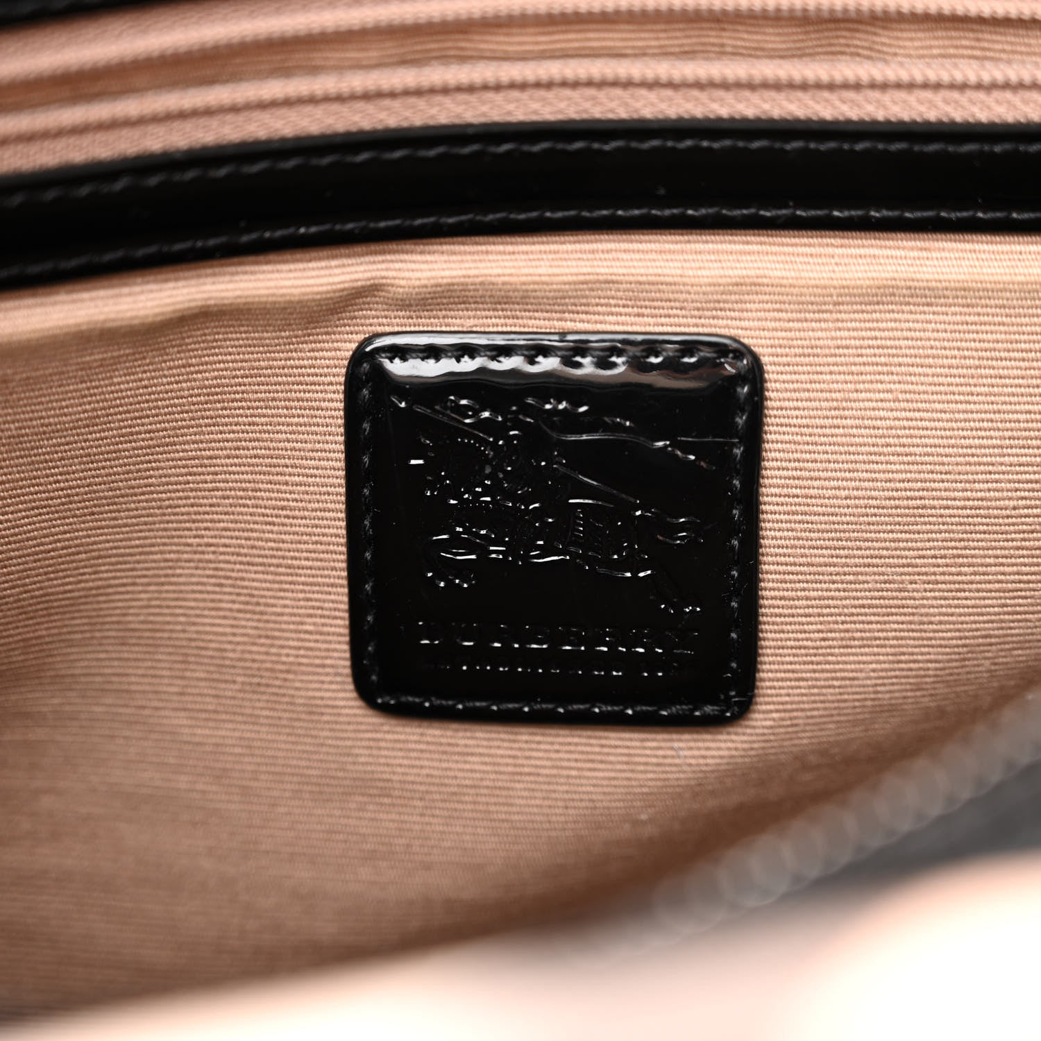 Burberry Nova Check Small Chester Bowling Bag Black 6 of 16