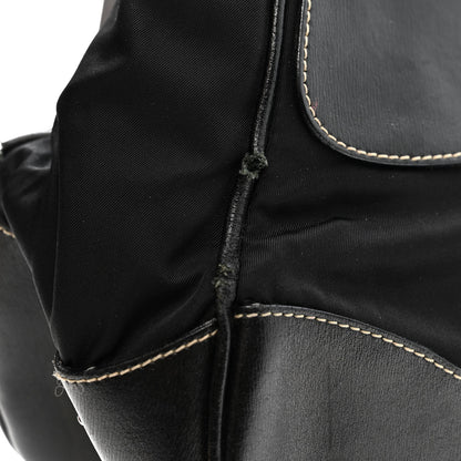 Prada Tessuto Nylon Moon Shoulder Bag Black 13 of 15