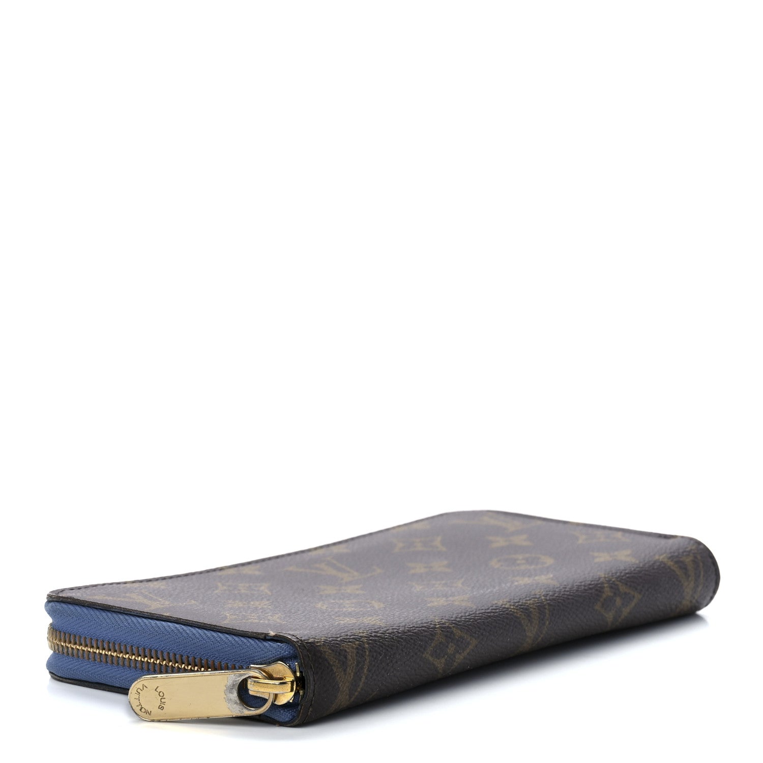 Louis Vuitton Monogram Zippy Wallet Blue Jean 4 of 12