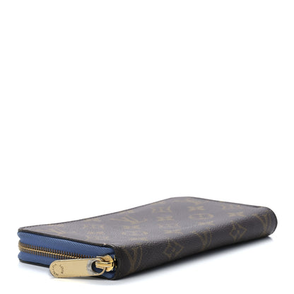 Louis Vuitton Monogram Zippy Wallet Blue Jean 4 of 12