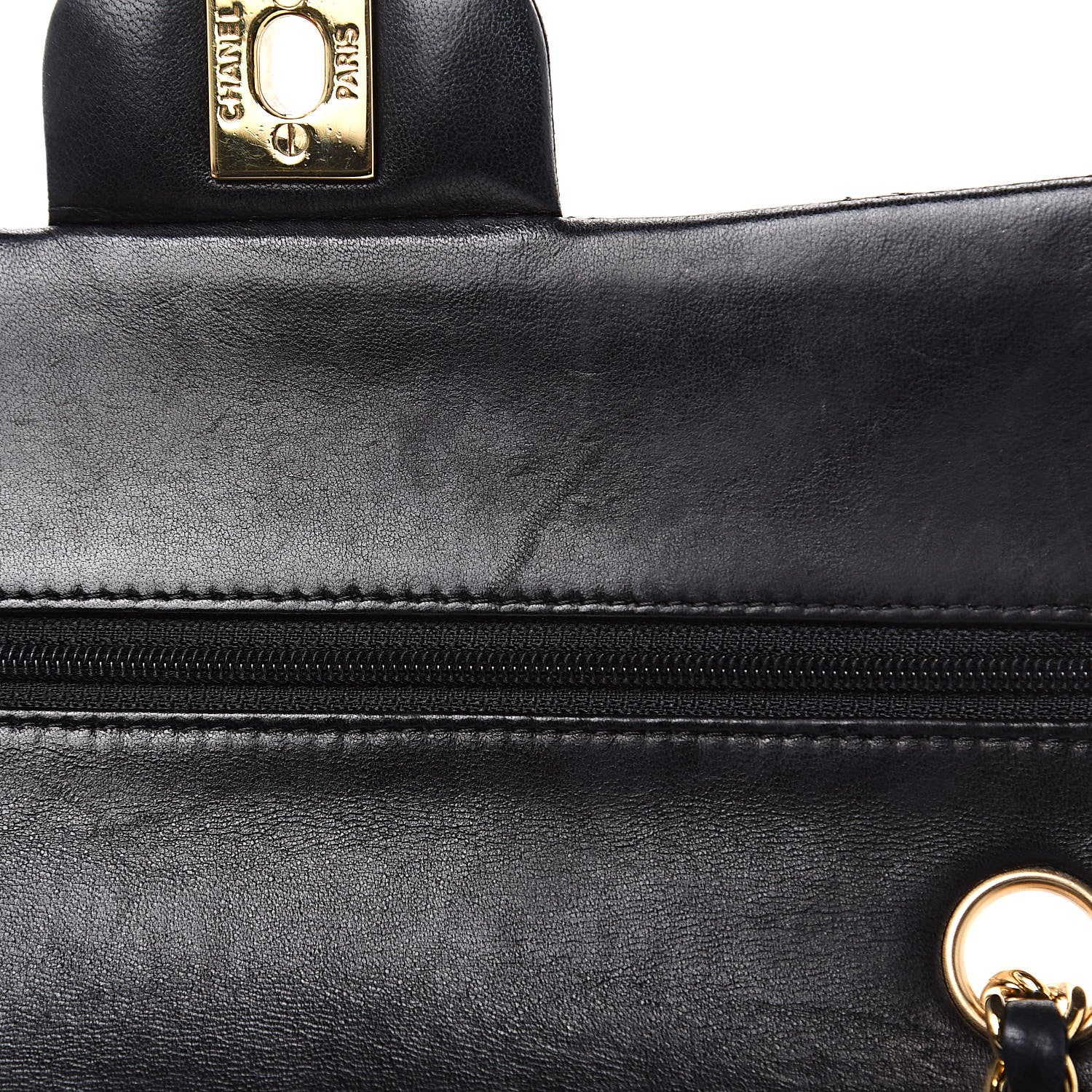 Chanel Lambskin Quilted Small Double Flap Black 16 of 20