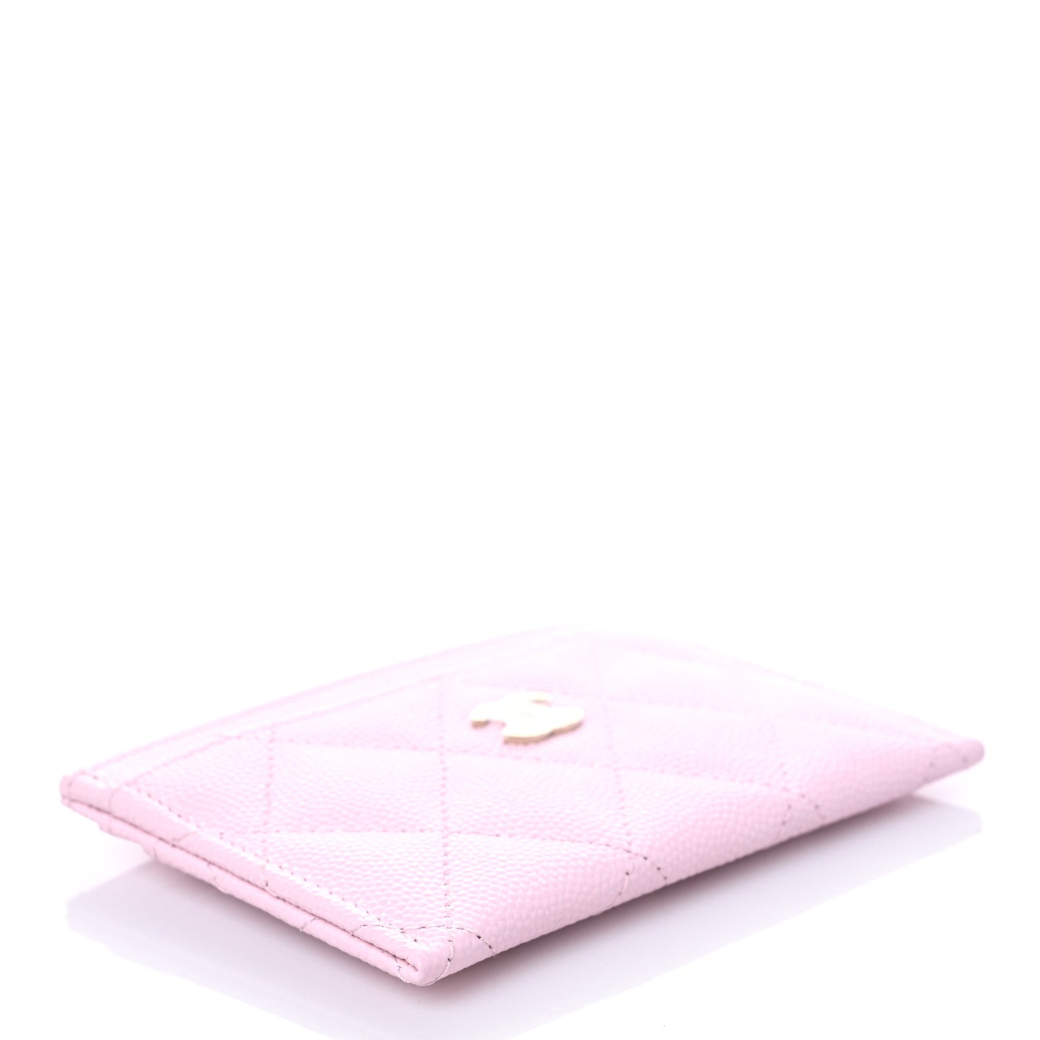 Chanel Caviar Quilted Card Holder Light Pink 4 of 9