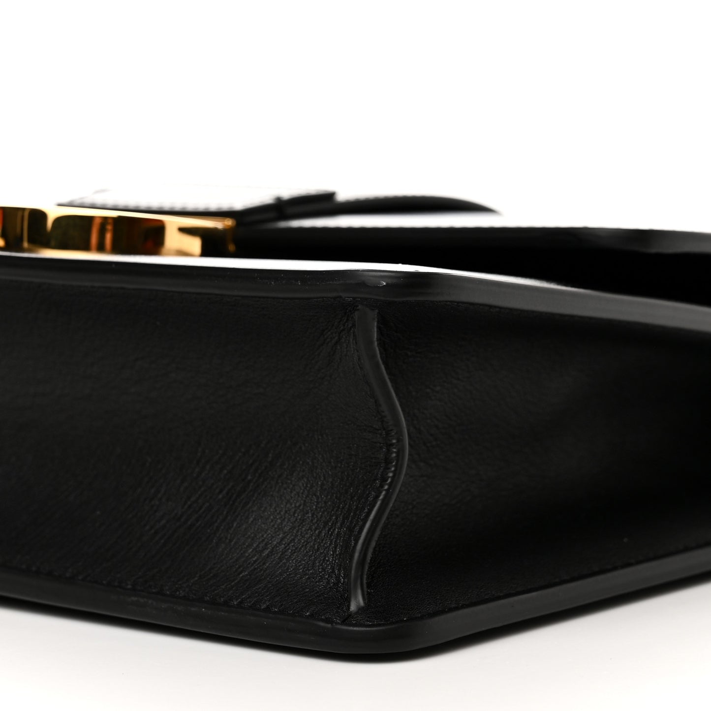 Smooth Calfskin 30 Montaigne Flap Bag Black