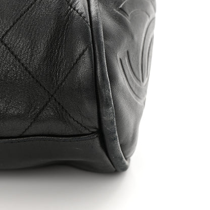 Chanel Lambskin Stitched Medium Ultimate Soft Tote Black 11 of 12