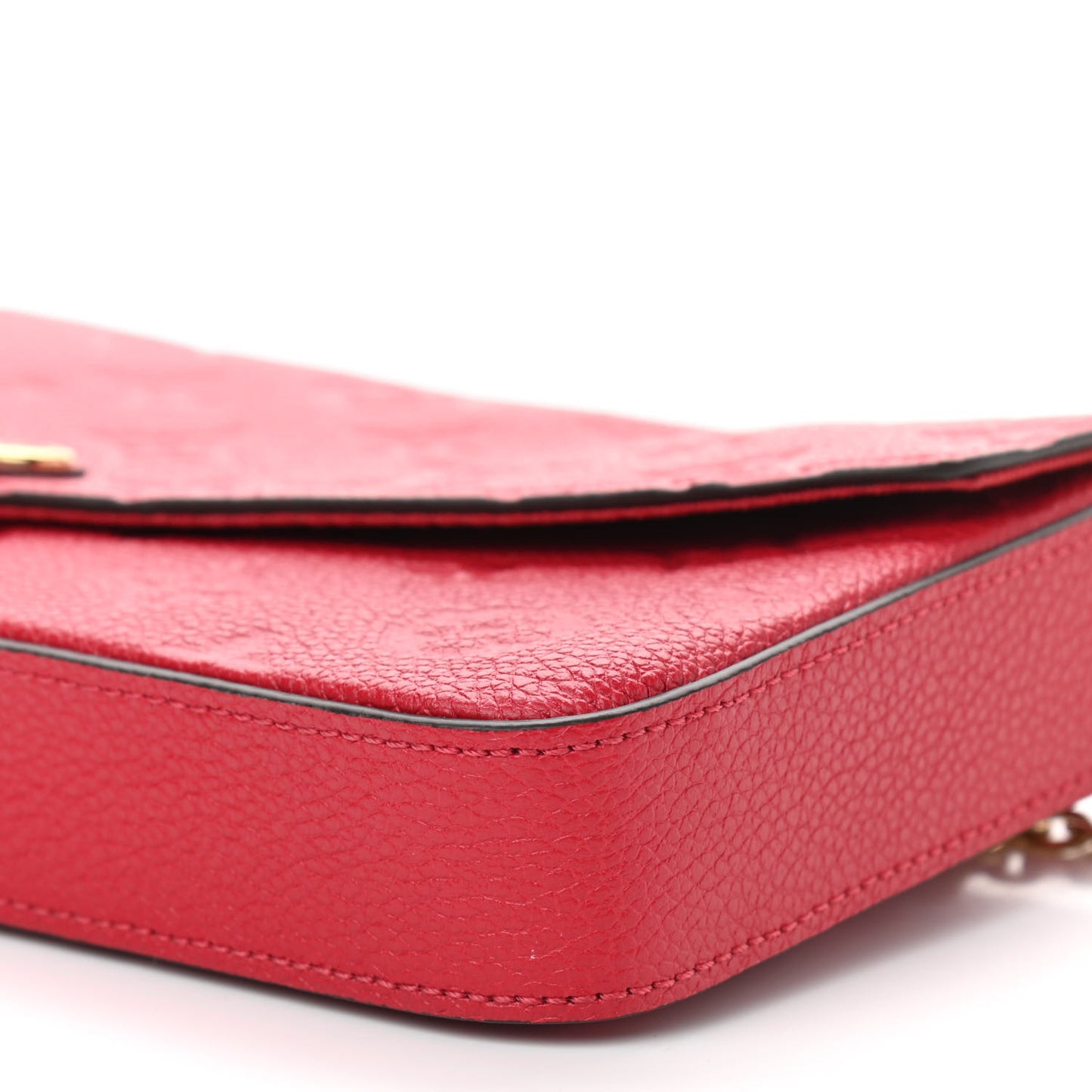 Empreinte Pochette Felicie Chain Wallet Scarlet
