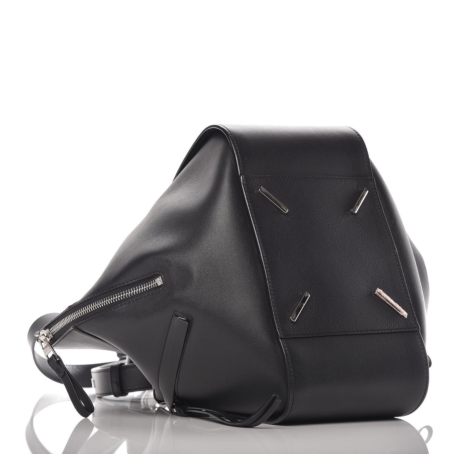 Calfskin Small Hammock Shoulder Bag Black