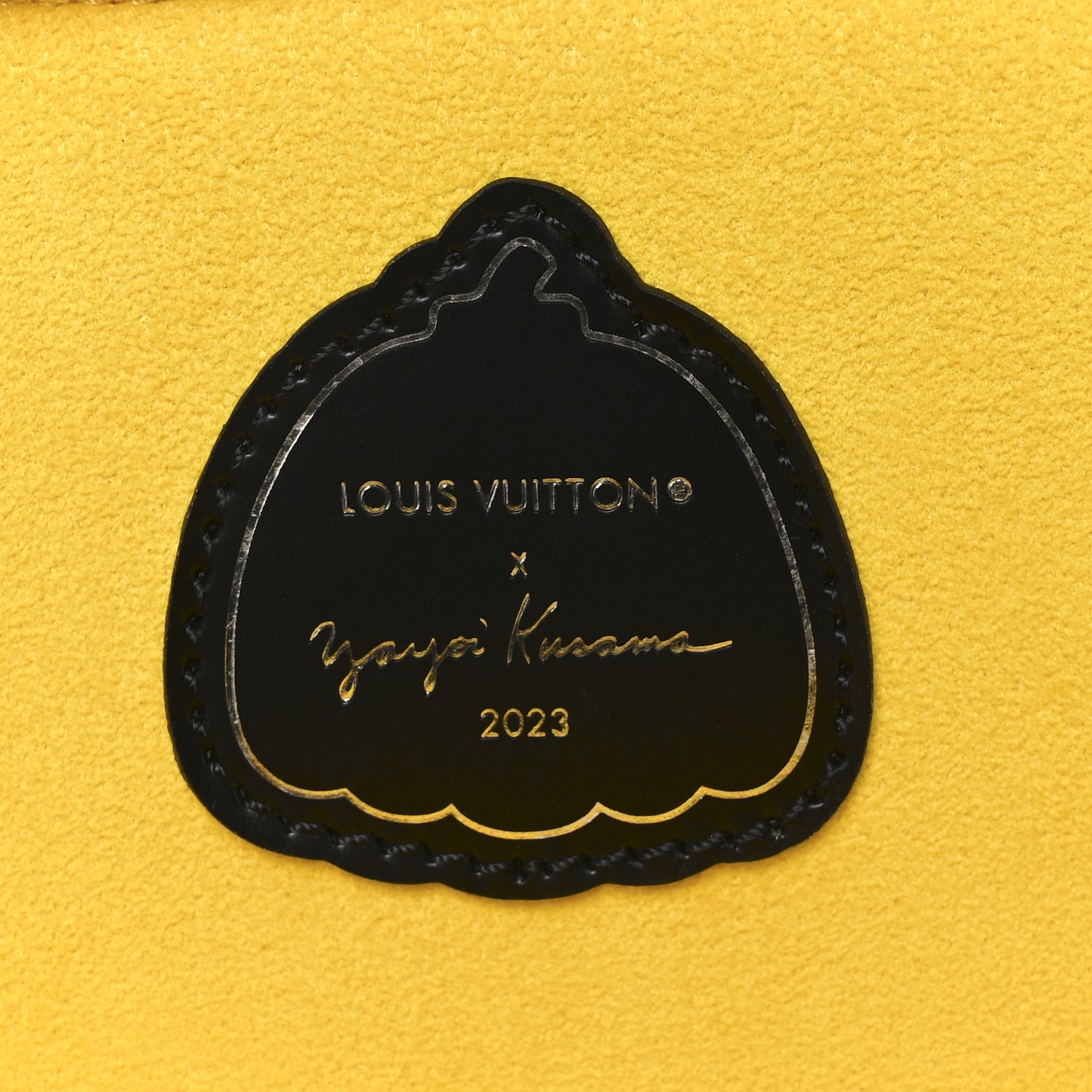 LV X YK Epi Infinity Dots Sunglasses Pouch Yellow Black