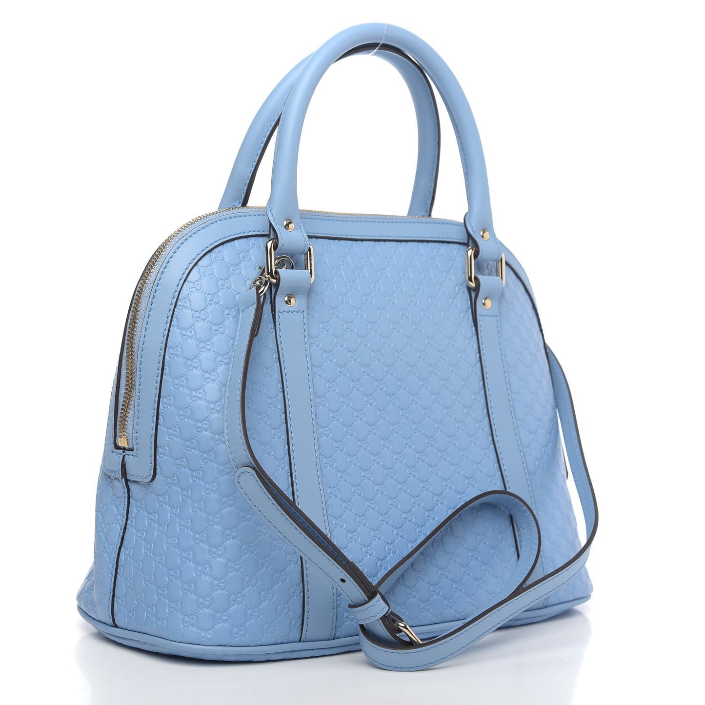 Microguccissima Medium Dome Bag Mineral Blue