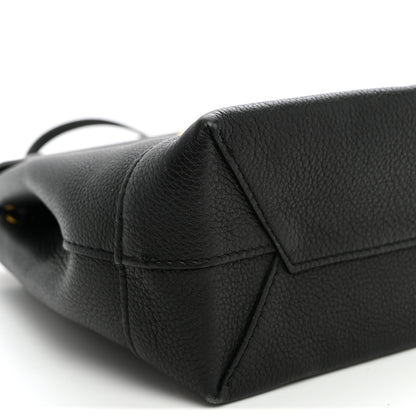 Louis Vuitton Calfskin Lockme Mini Backpack Black 9 of 10