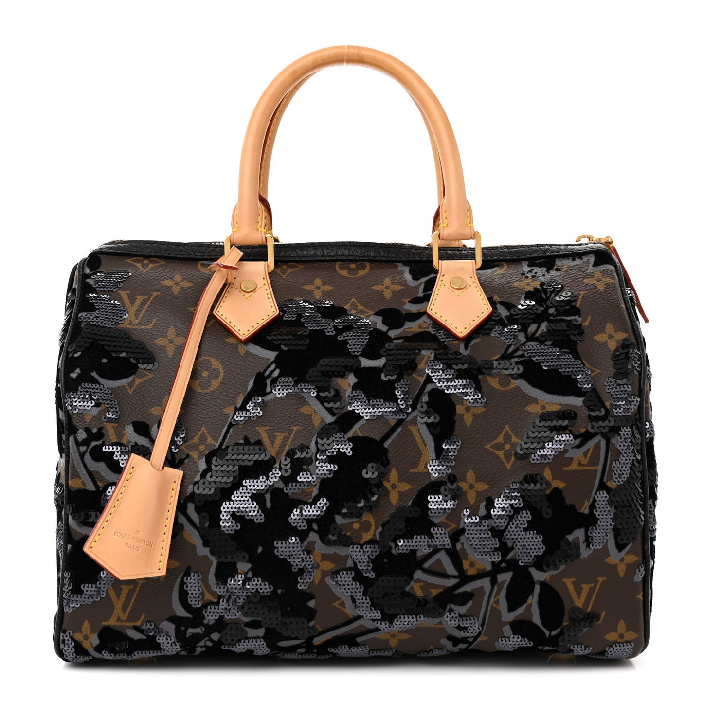 Monogram Fleur De Jais Sequins Speedy 30