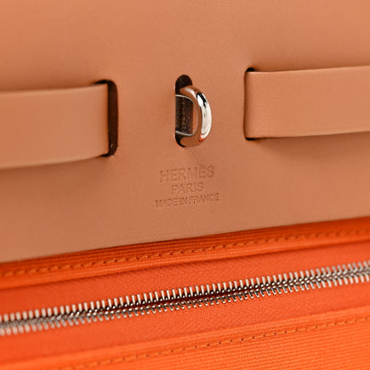 Hermes Toile Herbag Zip 31 PM Orange 7 of 25