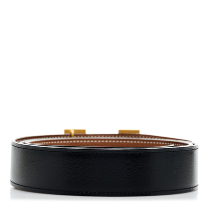Hermes Box Togo 42mm Constance Belt 100 40 Black Gold 2 of 7